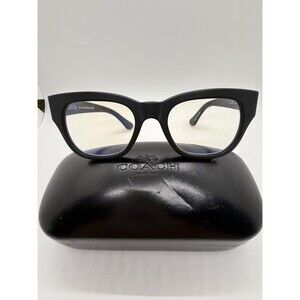 Caddis Miklos 2.50 Black Square Eyeglasses 52-20 145 PORT STARBOARD + Coach Case